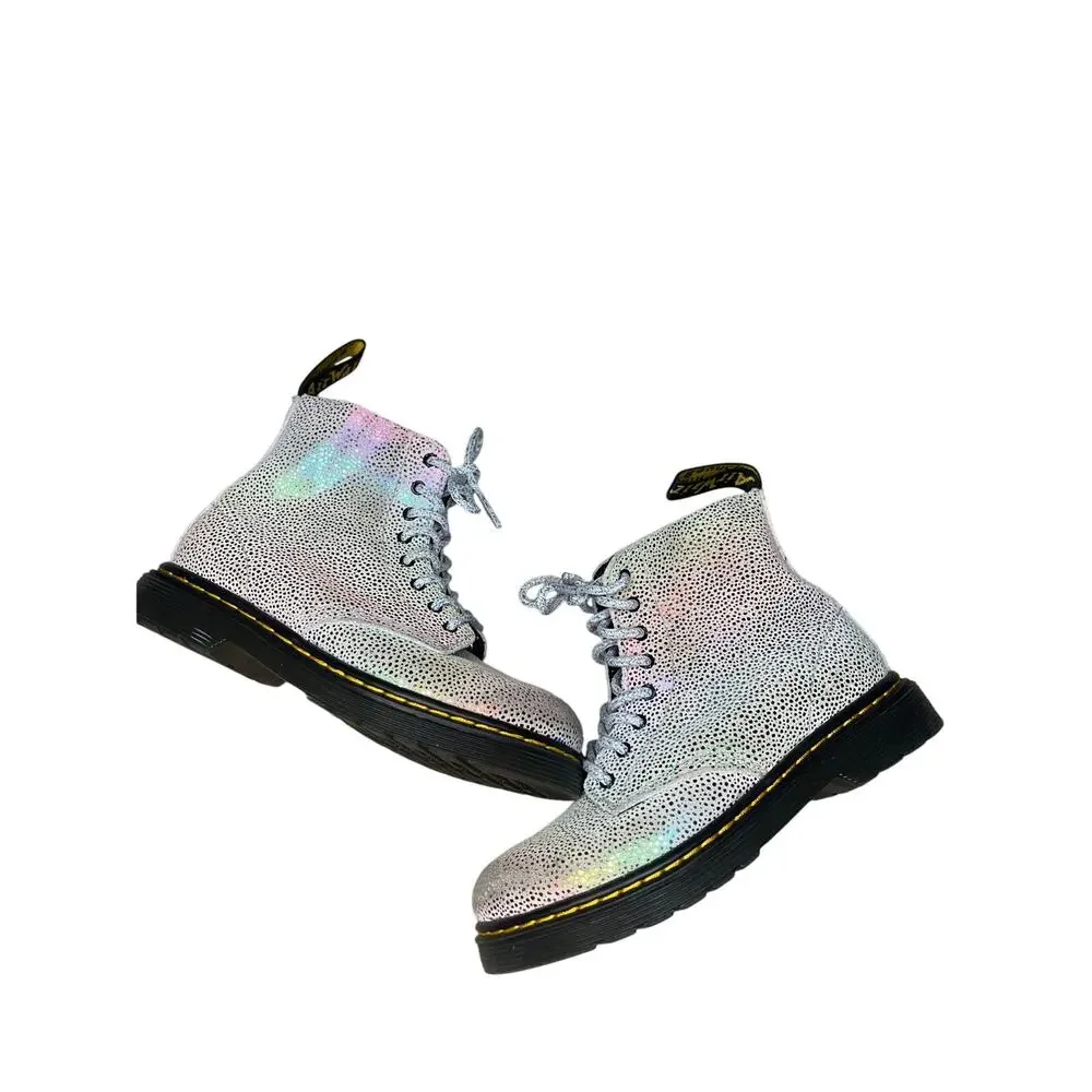 Little Kids Dr. Marten's 1460 Pascal Rainbow Boot